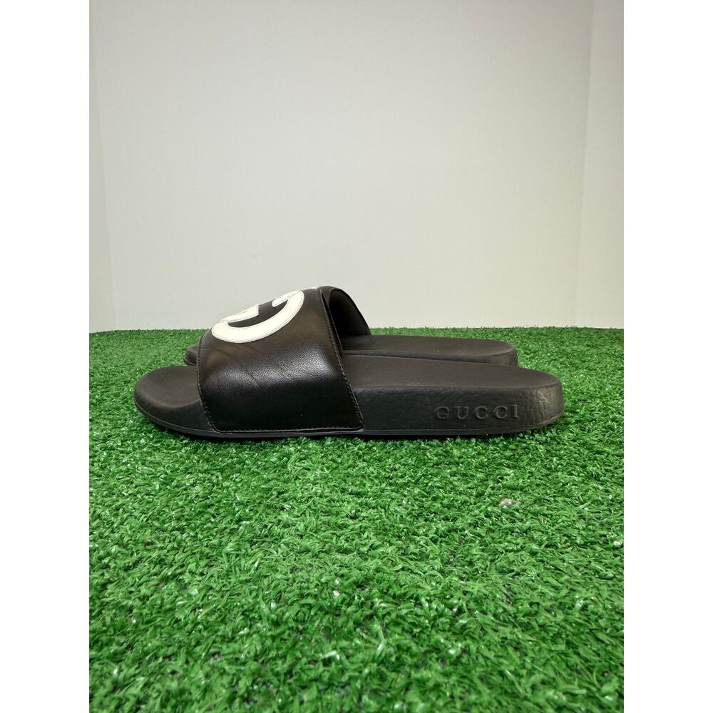 Gucci Slides Interlocking G Black SZ 37